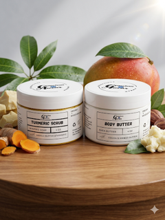 Turmeric Scrub and Body Butter Bundle